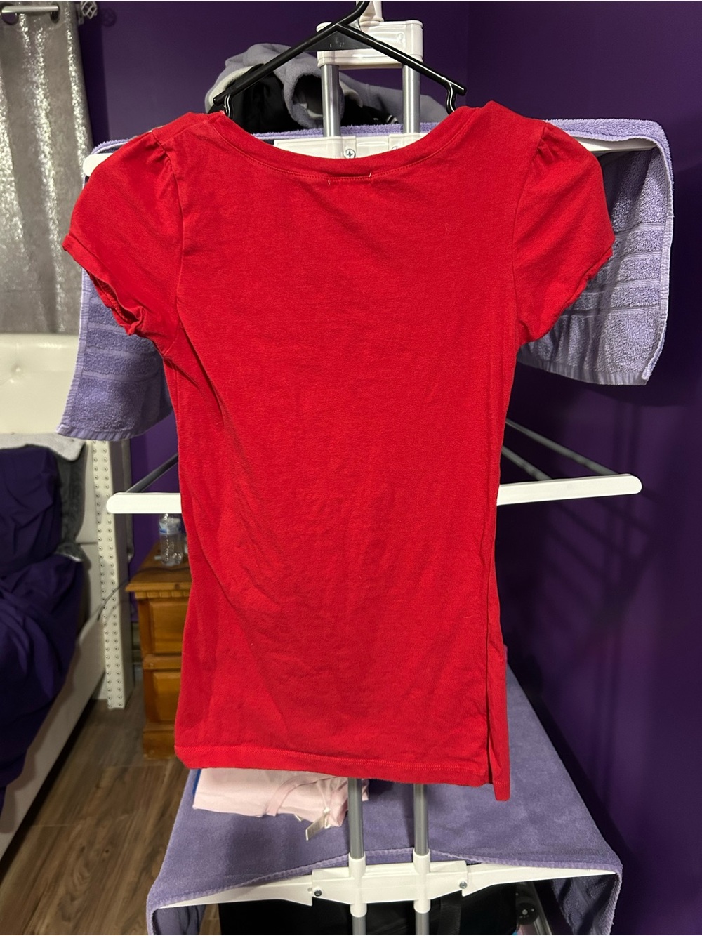 Lot of 8 Vintage Y2K Ruched Stretchy Scoop Neck Baby Tee Ambiance Size Small - Picture 13 of 16
